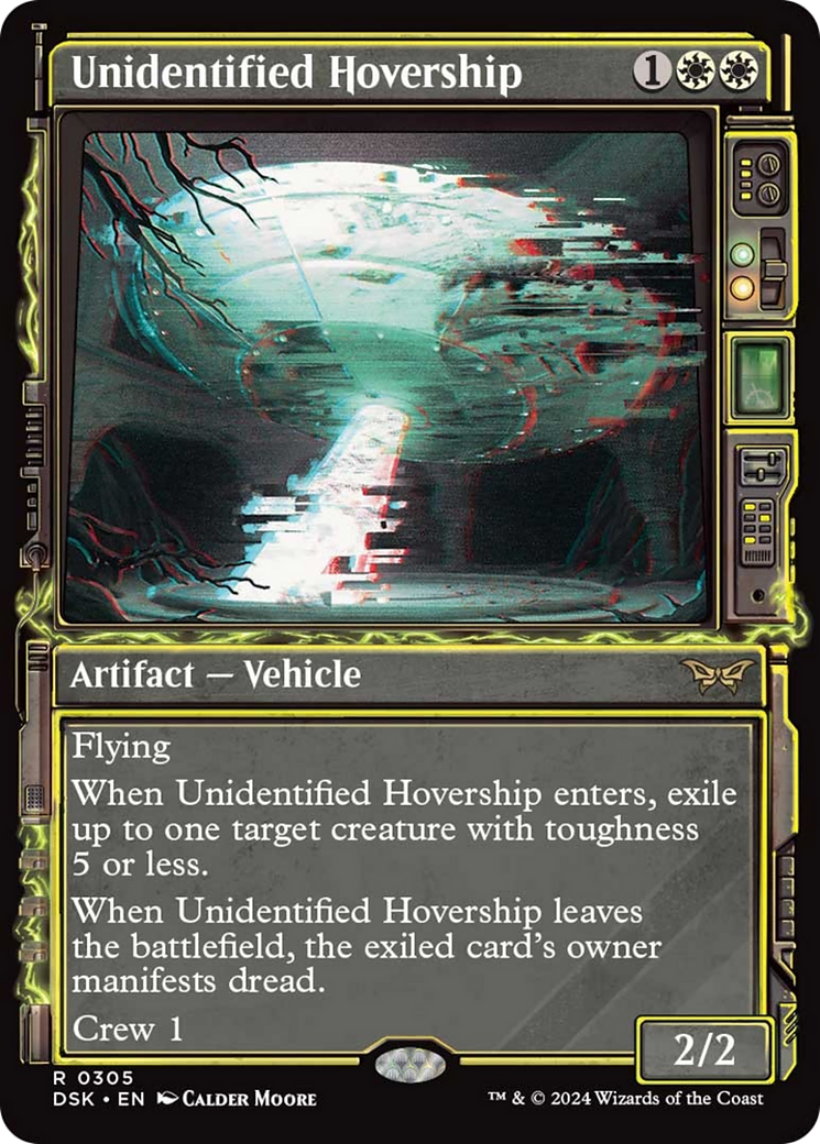 Unidentified Hovership (Showcase) [Duskmourn: House of Horror] | Card Merchant Takapuna