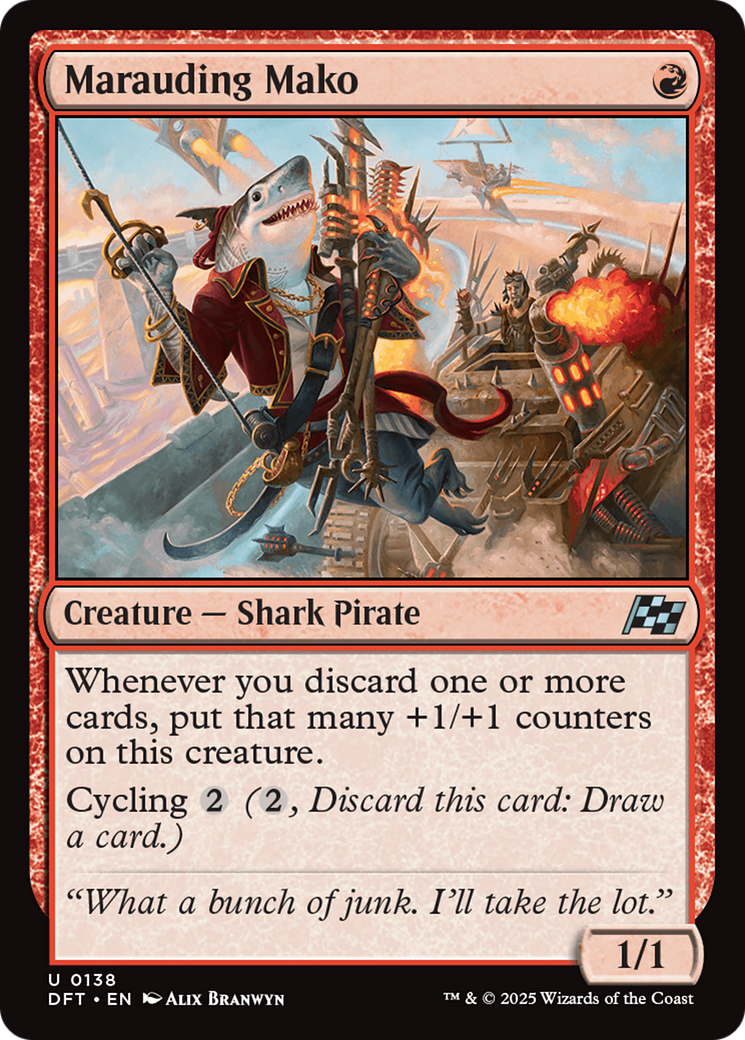 Marauding Mako [Aetherdrift] | Card Merchant Takapuna