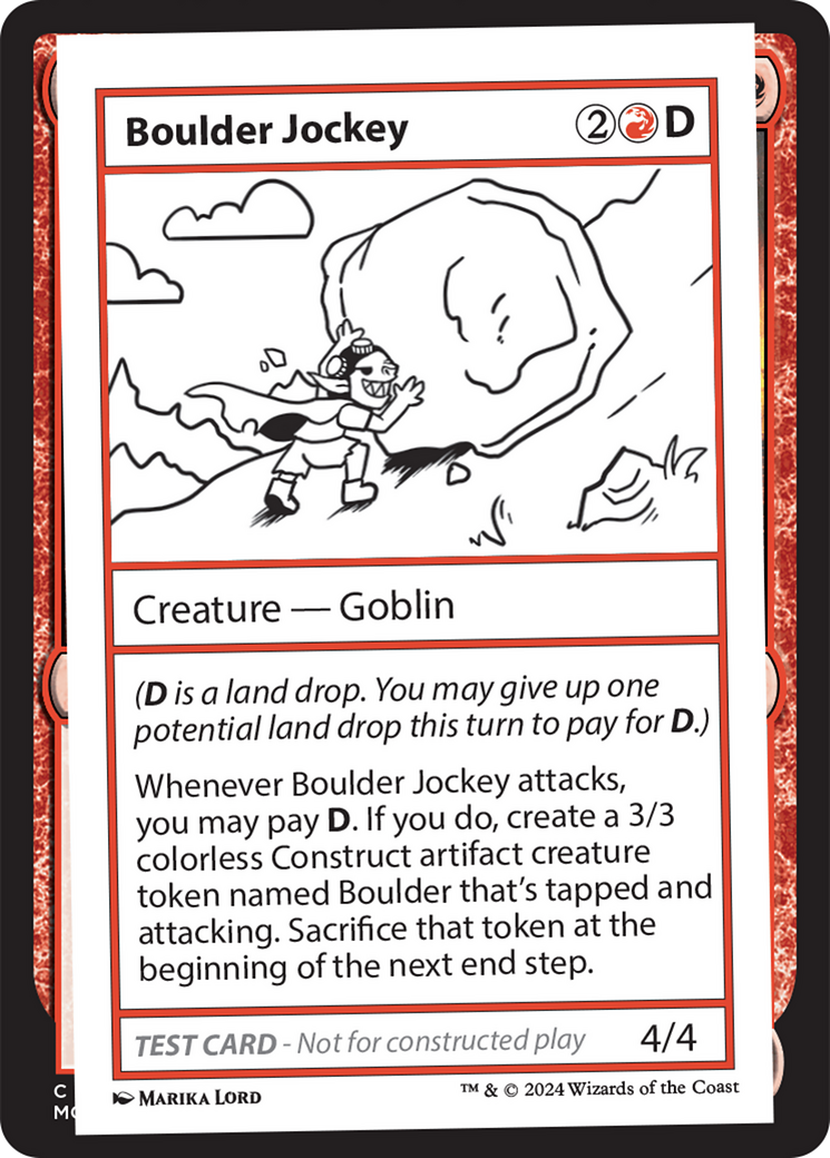 Boulder Jockey [Mystery Booster 2 Playtest Cards] | Card Merchant Takapuna