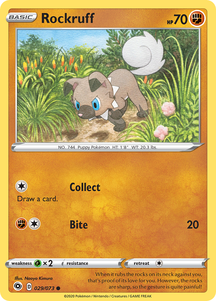 Rockruff (029/073) [Sword & Shield: Champion's Path] | Card Merchant Takapuna