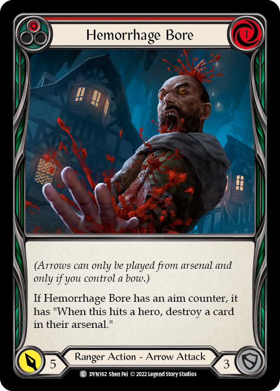 Hemorrhage Bore (Red) [DYN162] (Dynasty) | Card Merchant Takapuna