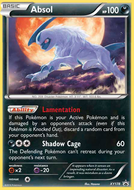 Absol (XY178) [XY: Black Star Promos] | Card Merchant Takapuna