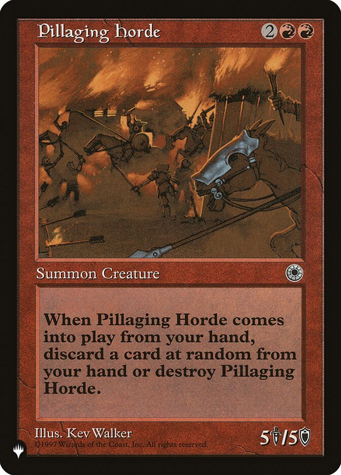 Pillaging Horde [The List] | Card Merchant Takapuna