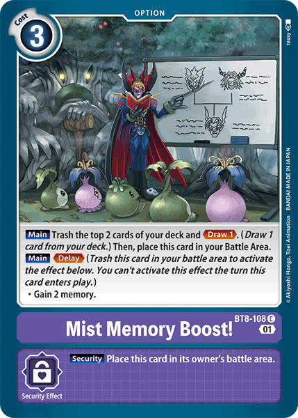 Mist Memory Boost! [BT8-108] [New Awakening] | Card Merchant Takapuna