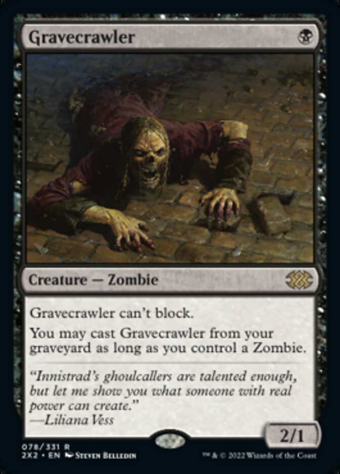 Gravecrawler [Double Masters 2022] | Card Merchant Takapuna