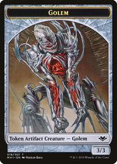 Elemental (008) // Golem (018) Double-Sided Token [Modern Horizons Tokens] | Card Merchant Takapuna