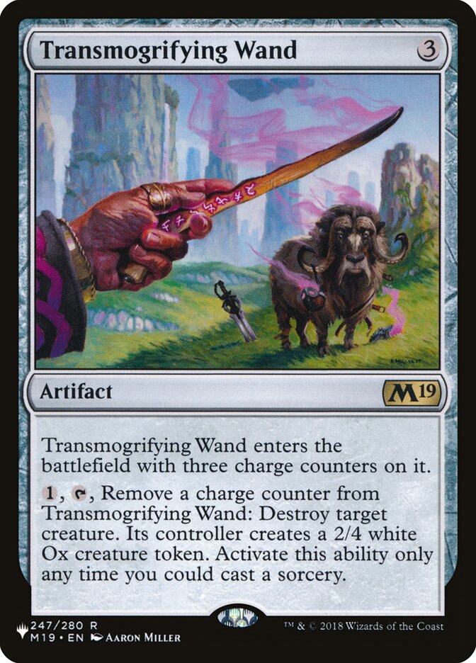 Transmogrifying Wand [The List] | Card Merchant Takapuna