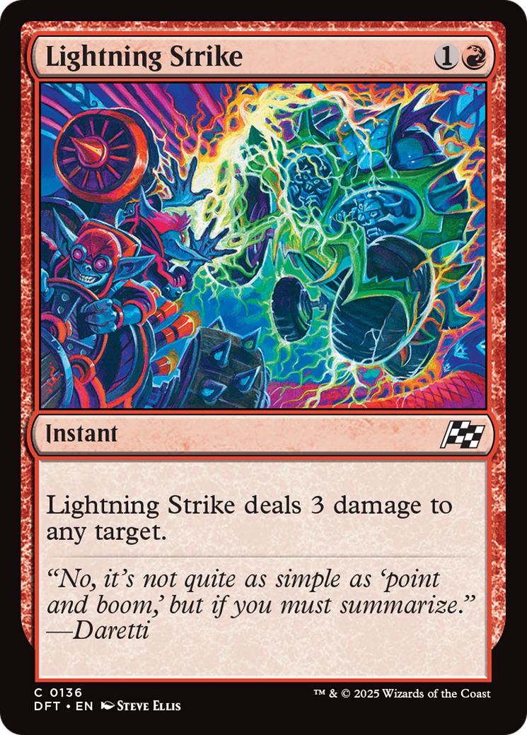 Lightning Strike [Aetherdrift] | Card Merchant Takapuna