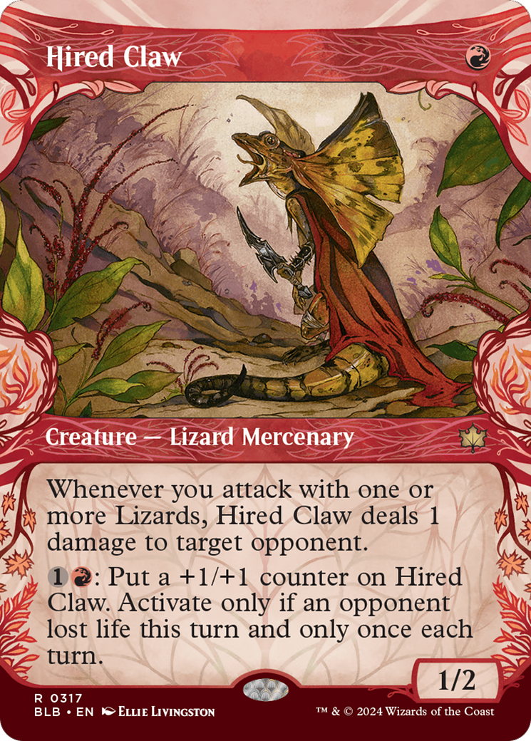 Hired Claw (Showcase) [Bloomburrow] | Card Merchant Takapuna