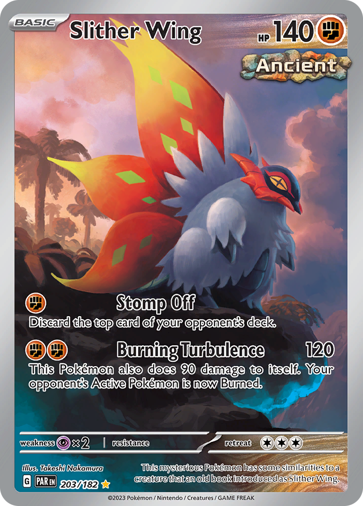 Slither Wing (203/182) [Scarlet & Violet: Paradox Rift] | Card Merchant Takapuna