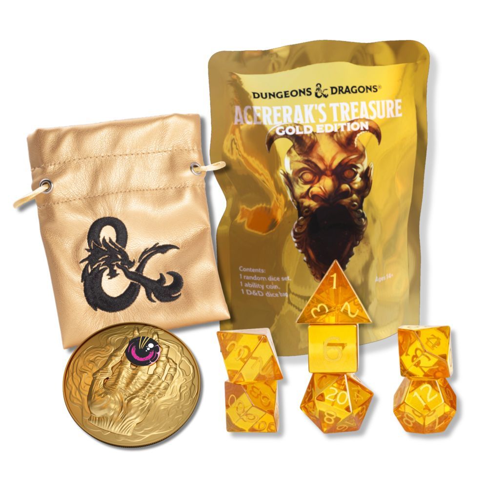 Sirius Dice - D&D Acererak's Treasure Gold edition | Card Merchant Takapuna