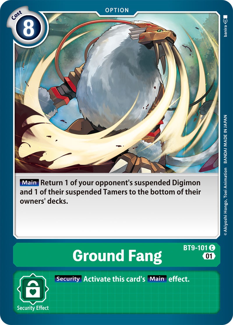 Ground Fang [BT9-101] [X Record] | Card Merchant Takapuna