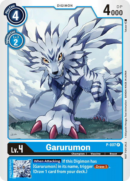 Garurumon [P-007] [Promotional Cards] | Card Merchant Takapuna