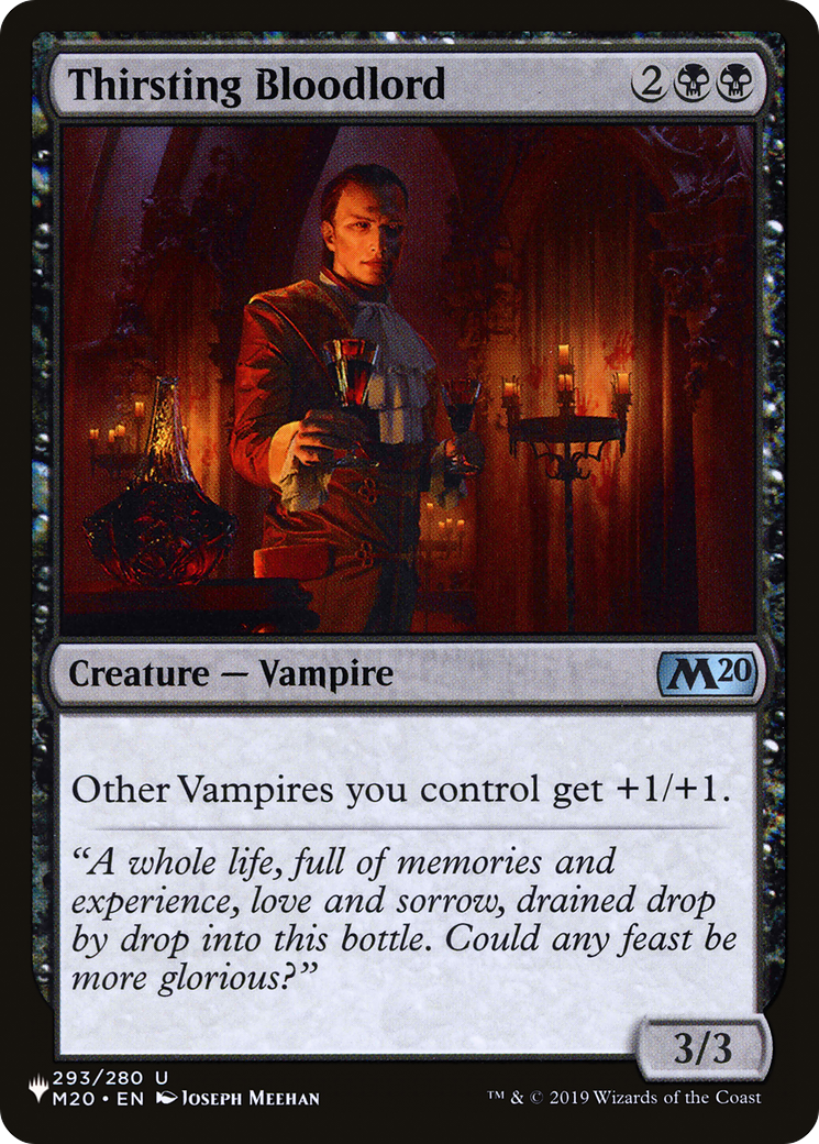 Thirsting Bloodlord [The List] | Card Merchant Takapuna