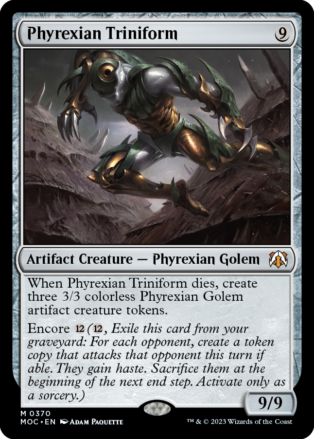 Phyrexian Triniform [March of the Machine Commander] | Card Merchant Takapuna