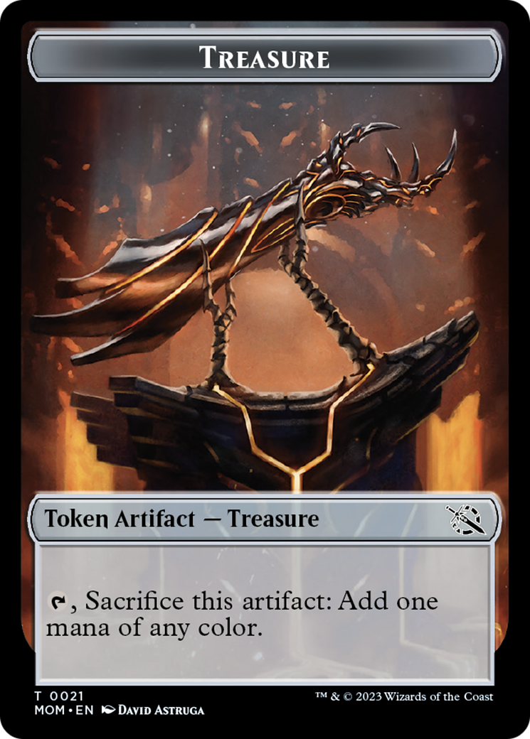 Treasure Token (21) [March of the Machine Tokens] | Card Merchant Takapuna