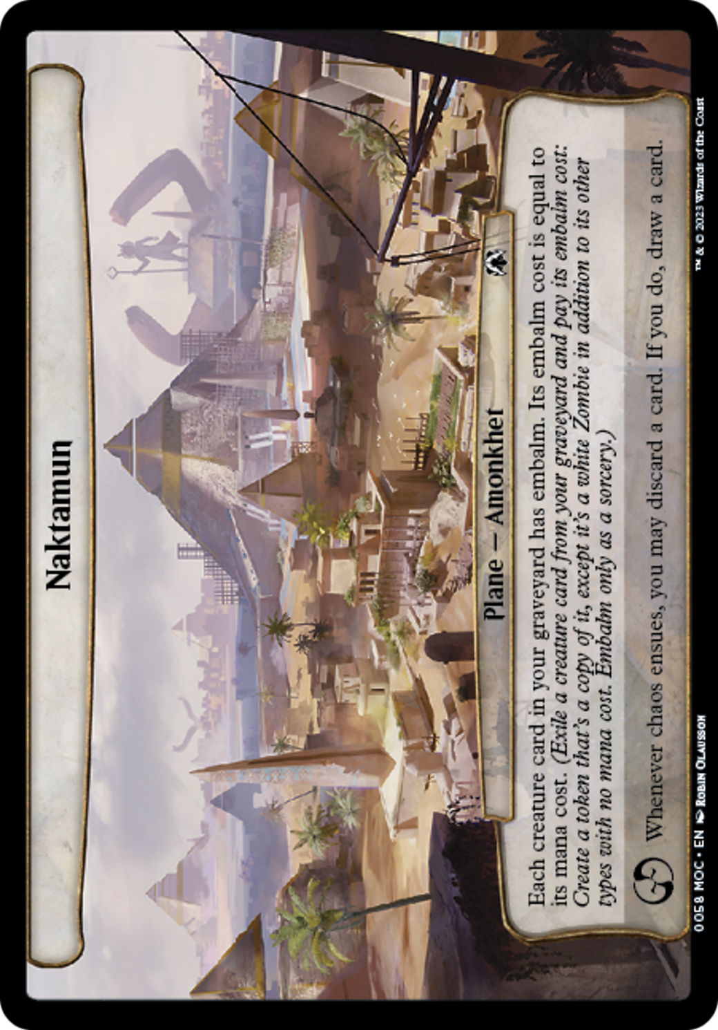 Naktamun [March of the Machine Commander] | Card Merchant Takapuna