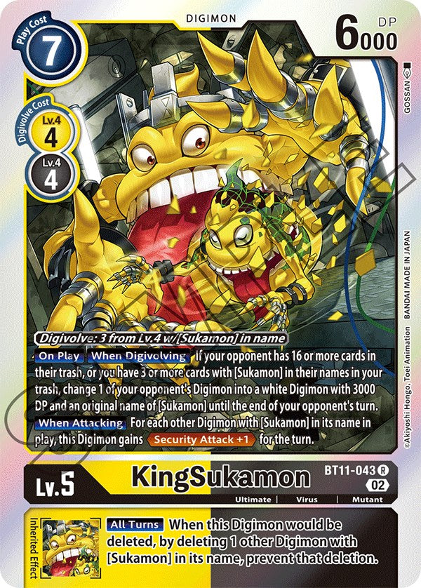 KingSukamon [BT11-043] [Dimensional Phase] | Card Merchant Takapuna