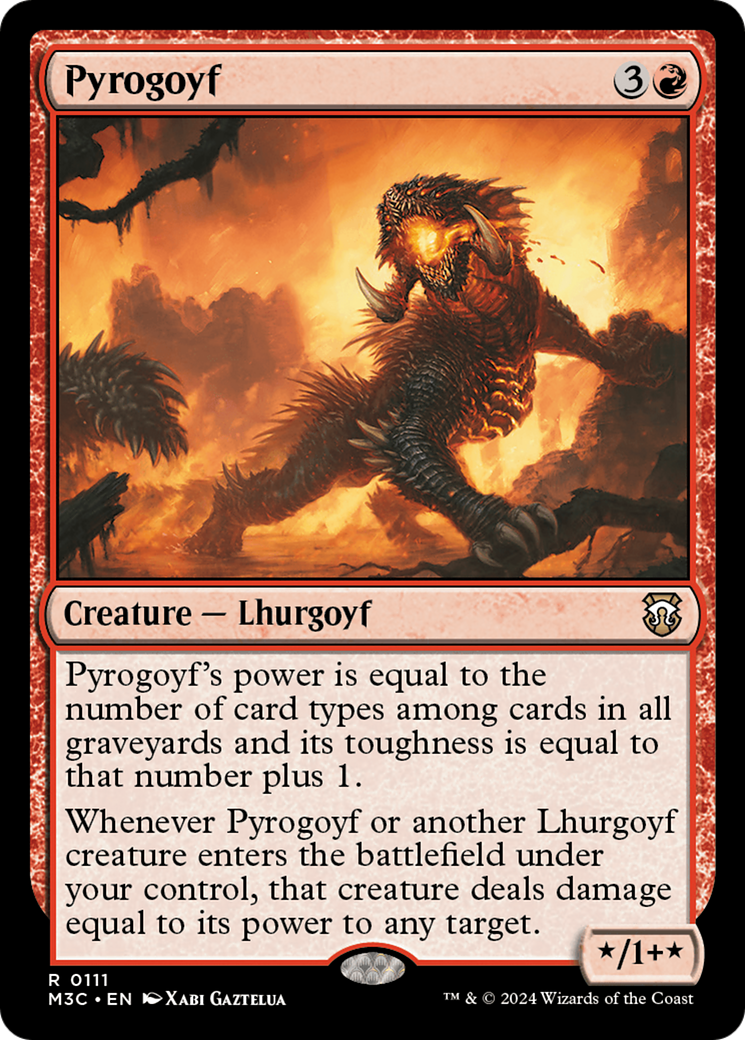 Pyrogoyf [Modern Horizons 3 Commander] | Card Merchant Takapuna