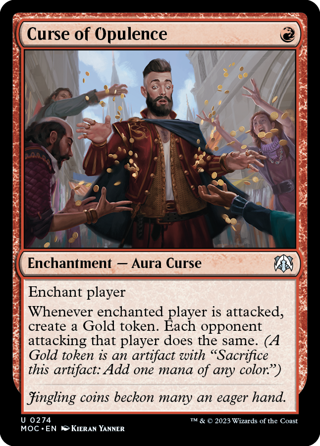 Curse of Opulence [March of the Machine Commander] | Card Merchant Takapuna