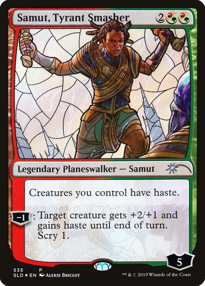 Samut, Tyrant Smasher (Stained Glass) [Secret Lair Drop Promos] | Card Merchant Takapuna