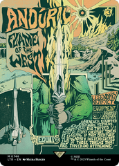 Anduril, Flame of the West (Borderless Poster) [The Lord of the Rings: Tales of Middle-Earth] | Card Merchant Takapuna