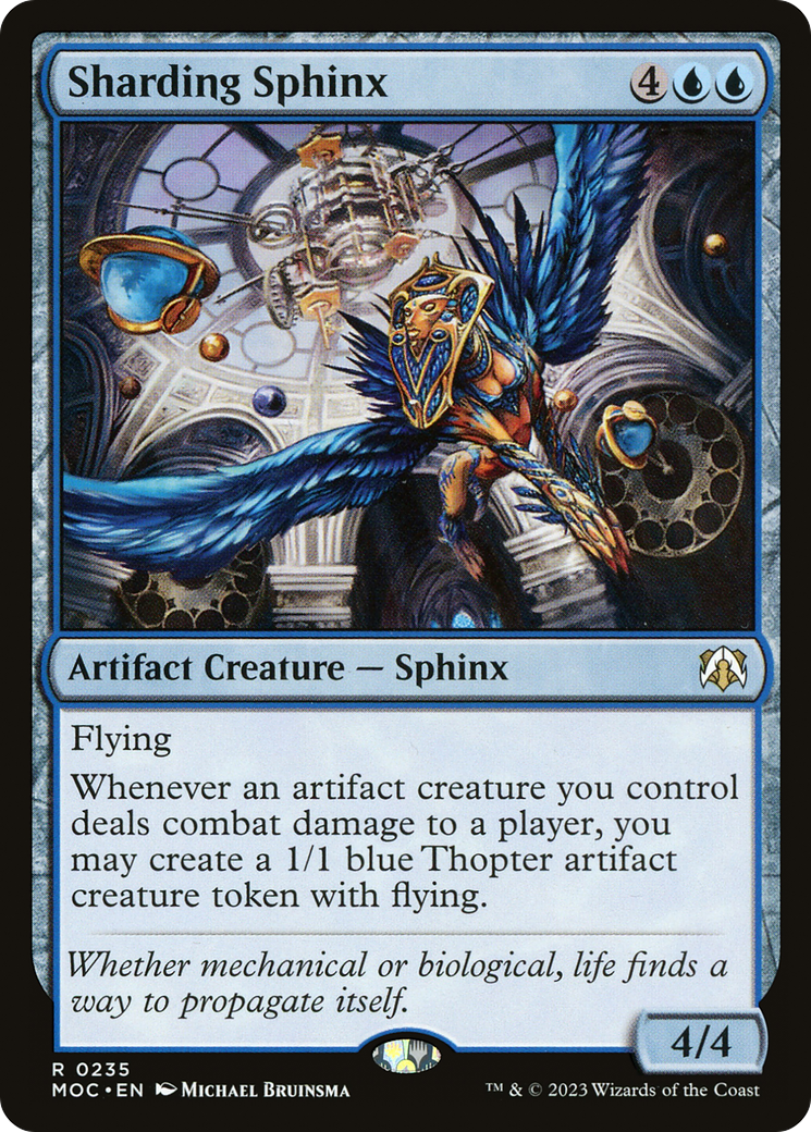 Sharding Sphinx [March of the Machine Commander] | Card Merchant Takapuna