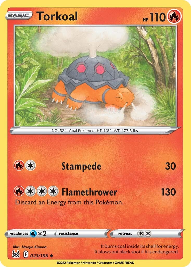 Torkoal (023/196) [Sword & Shield: Lost Origin] | Card Merchant Takapuna