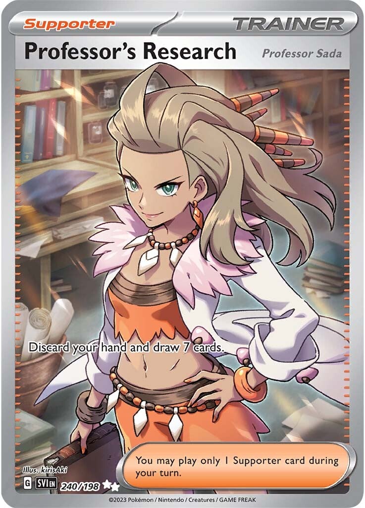 Professor's Research (240/198) [Scarlet & Violet: Base Set] | Card Merchant Takapuna