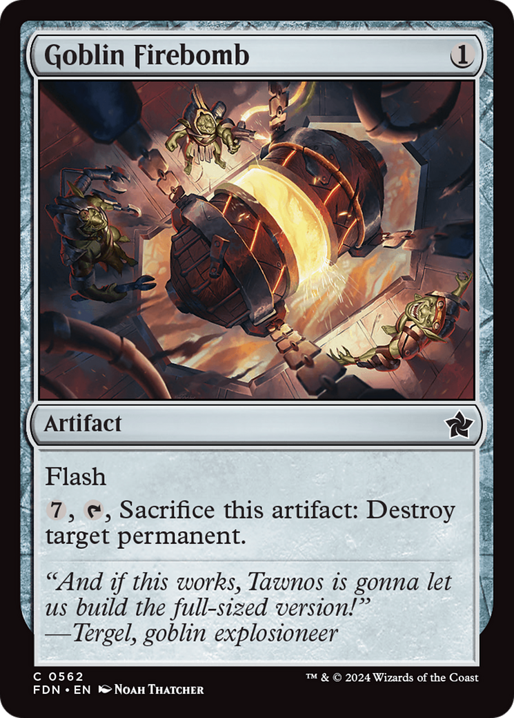 Goblin Firebomb [Foundations] | Card Merchant Takapuna