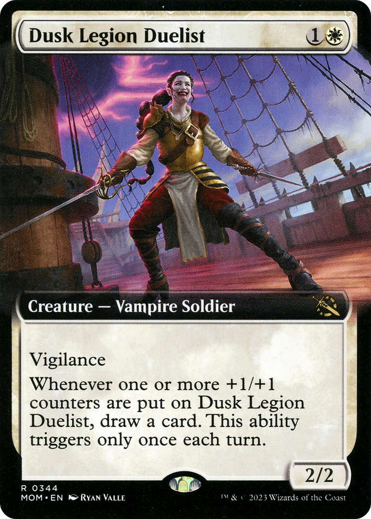 Dusk Legion Duelist (Extended Art) [March of the Machine] | Card Merchant Takapuna