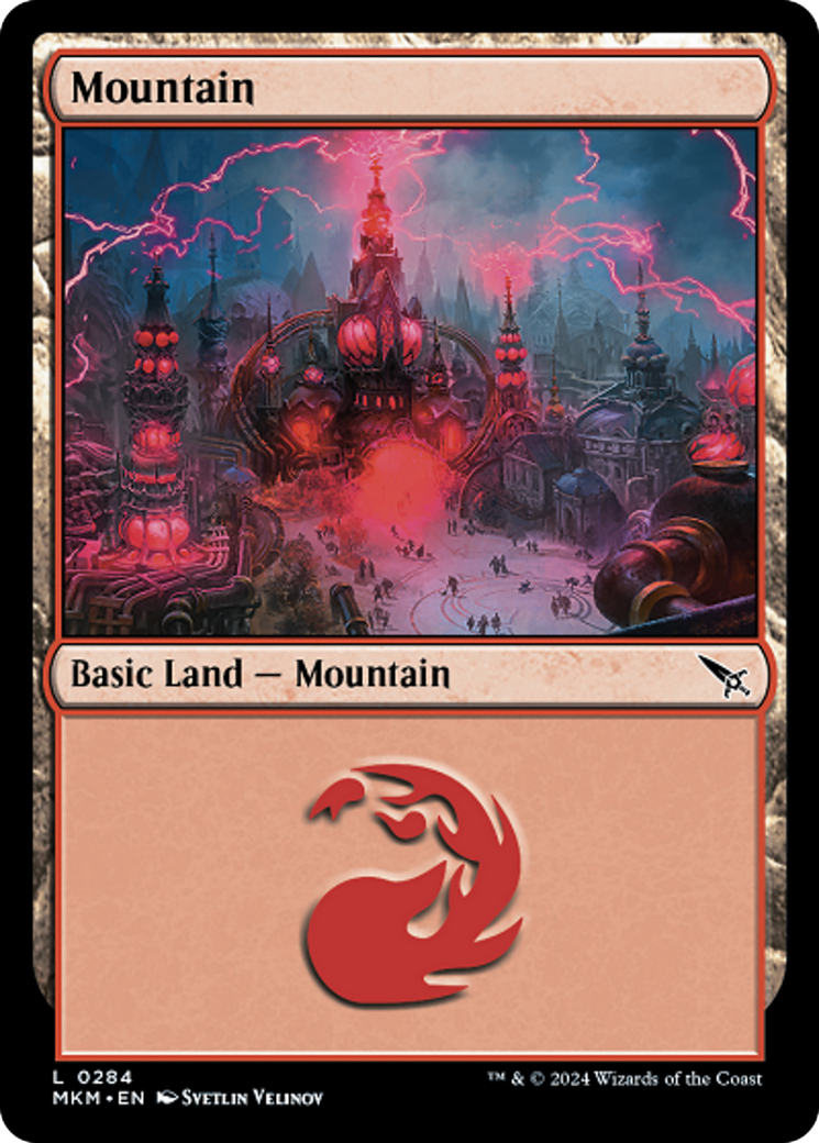 Mountain (0284) [Murders at Karlov Manor] | Card Merchant Takapuna
