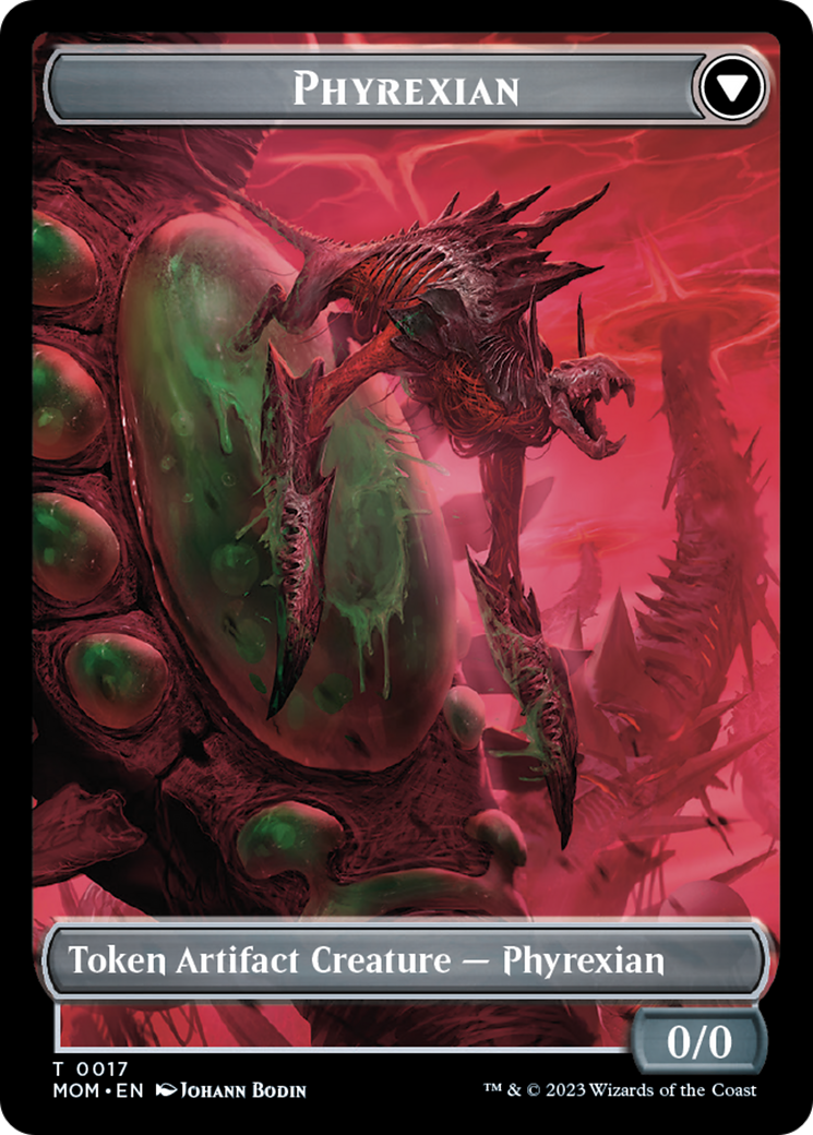 Incubator // Phyrexian (17) Double-Sided Token [March of the Machine Tokens] | Card Merchant Takapuna