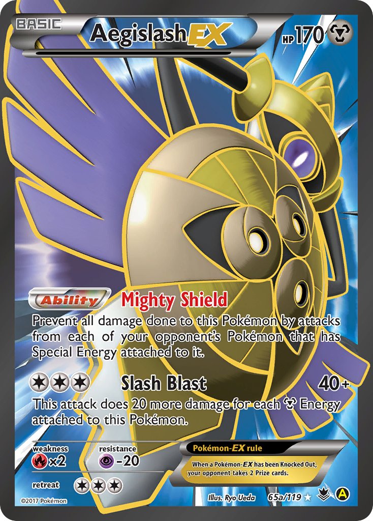 Aegislash EX (65a/119) [Alternate Art Promos] | Card Merchant Takapuna