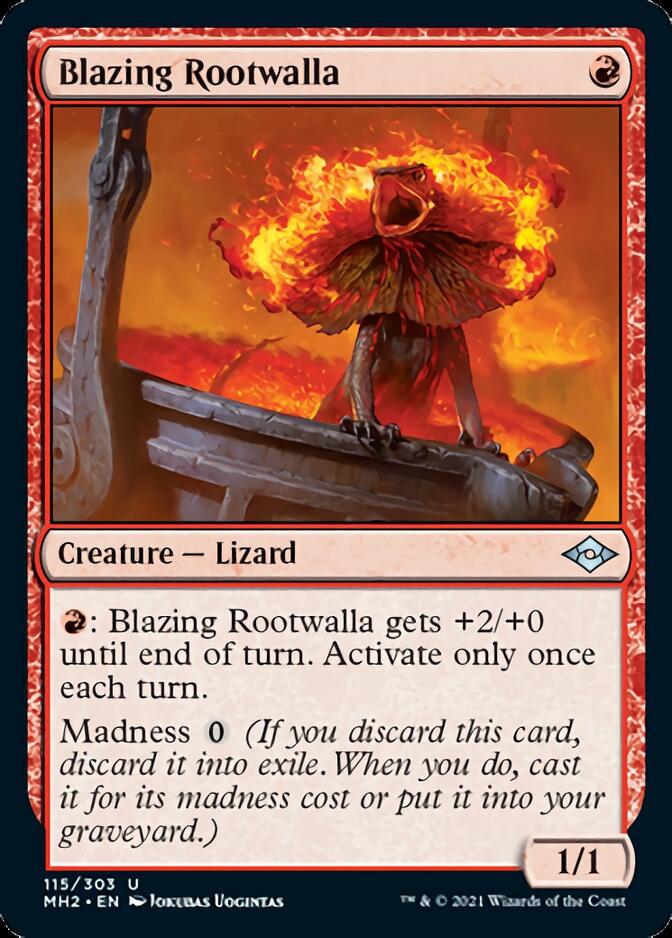 Blazing Rootwalla [Modern Horizons 2] | Card Merchant Takapuna