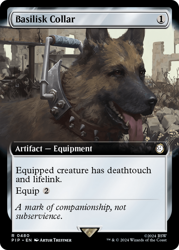 Basilisk Collar (Extended Art) [Fallout] | Card Merchant Takapuna