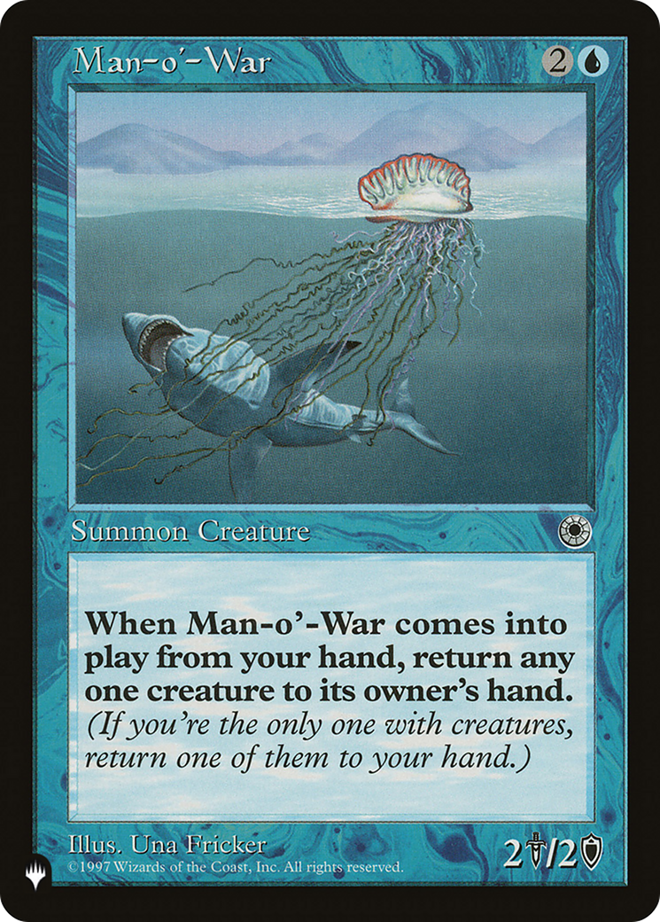 Man-o'-War (POR) [The List Reprints] | Card Merchant Takapuna