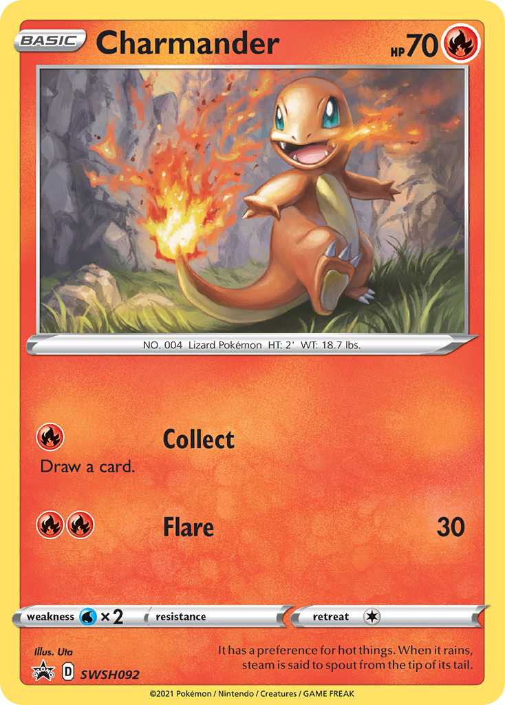 Charmander (SWSH092) [Sword & Shield: Black Star Promos] | Card Merchant Takapuna