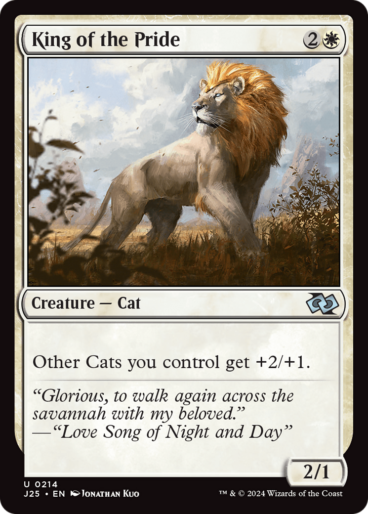 King of the Pride [Foundations Jumpstart] | Card Merchant Takapuna