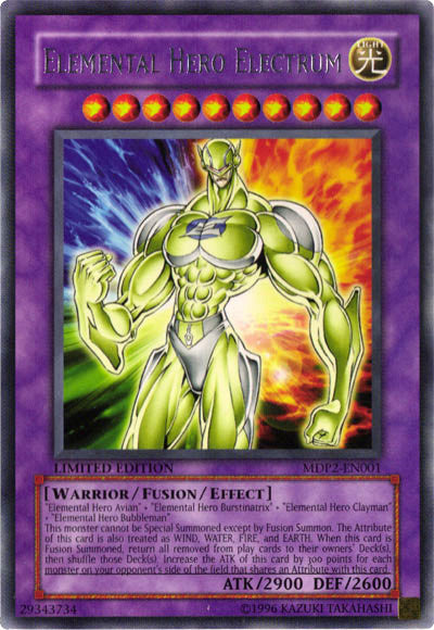 Elemental Hero Electrum [MDP2-EN001] Rare | Card Merchant Takapuna