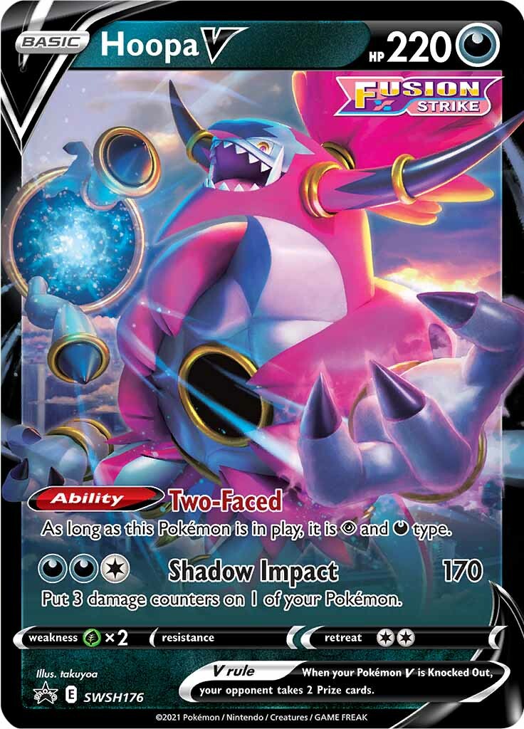 Hoopa V (SWSH176) (Jumbo Card) [Sword & Shield: Black Star Promos] | Card Merchant Takapuna