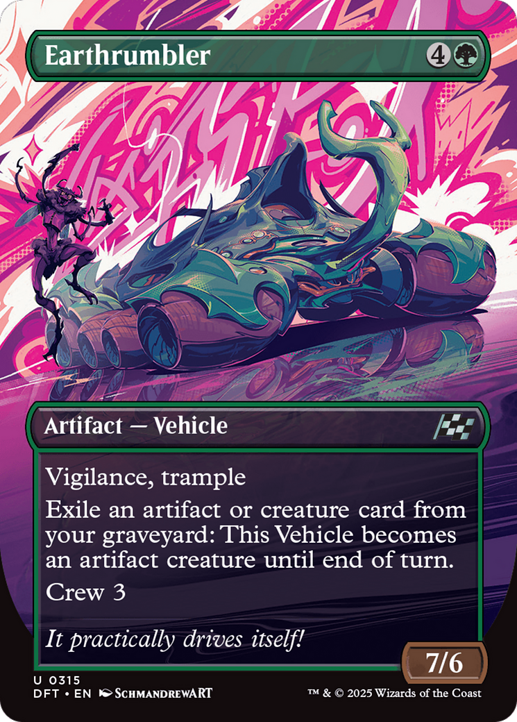 Earthrumbler (Borderless) [Aetherdrift] | Card Merchant Takapuna