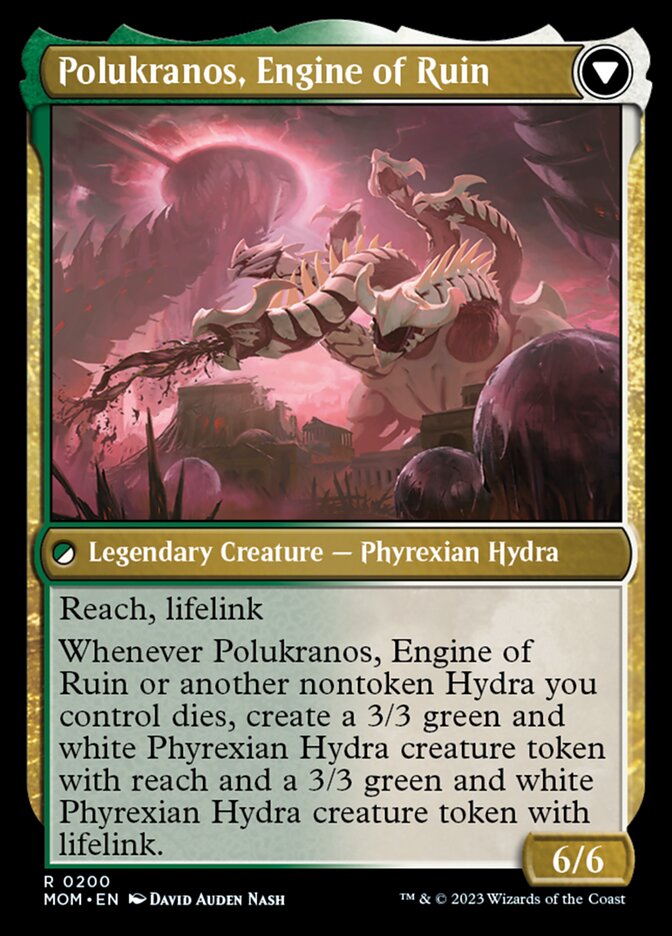 Polukranos Reborn // Polukranos, Engine of Ruin [March of the Machine] | Card Merchant Takapuna