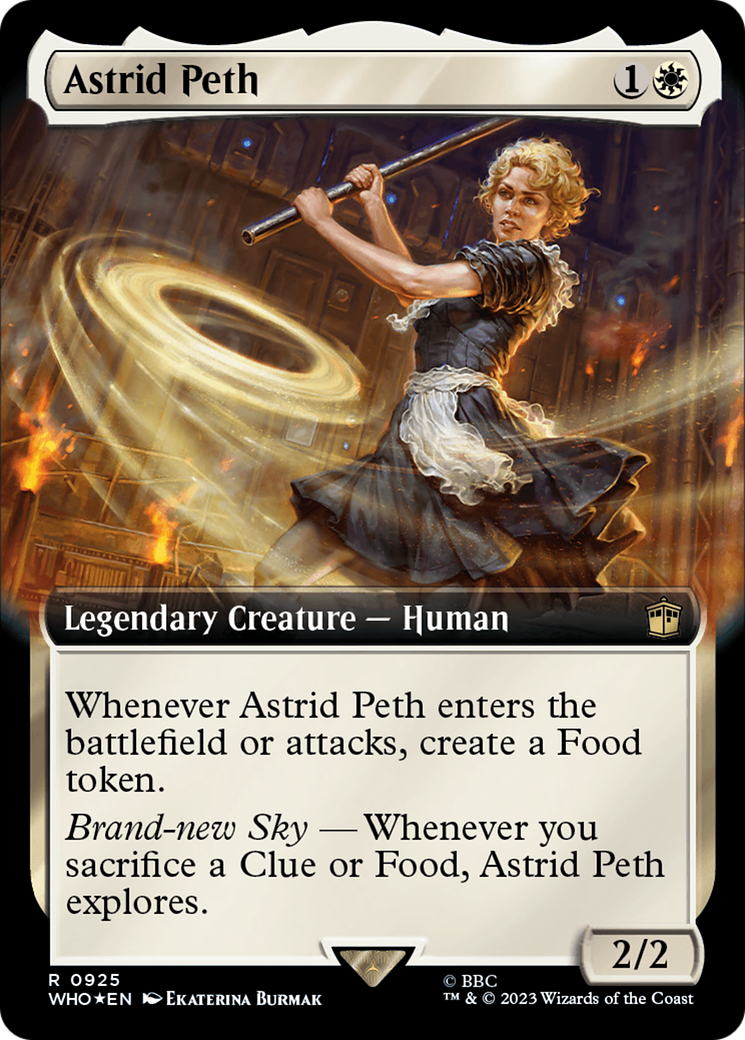 Astrid Peth (Extended Art) (Surge Foil) [Doctor Who] | Card Merchant Takapuna