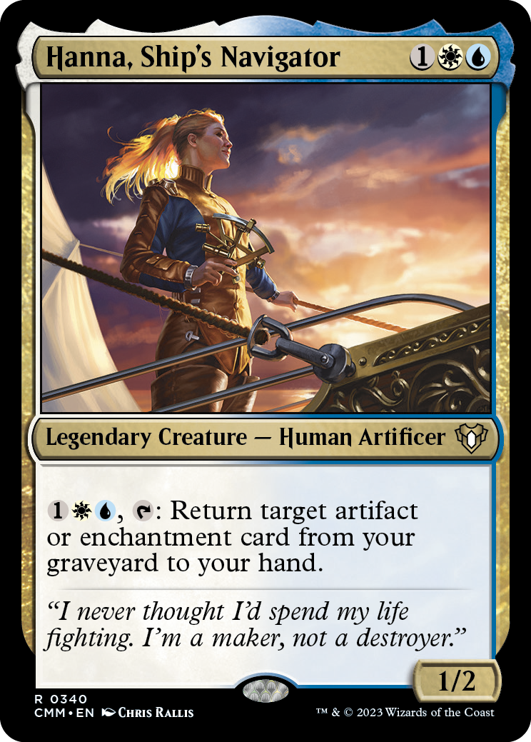 Hanna, Ship's Navigator [Commander Masters] | Card Merchant Takapuna