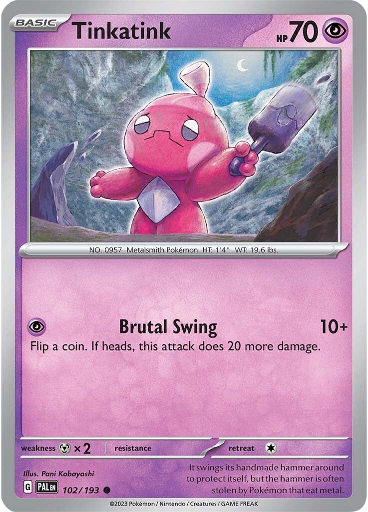 Tinkatink (102/193) [Scarlet & Violet: Paldea Evolved] | Card Merchant Takapuna