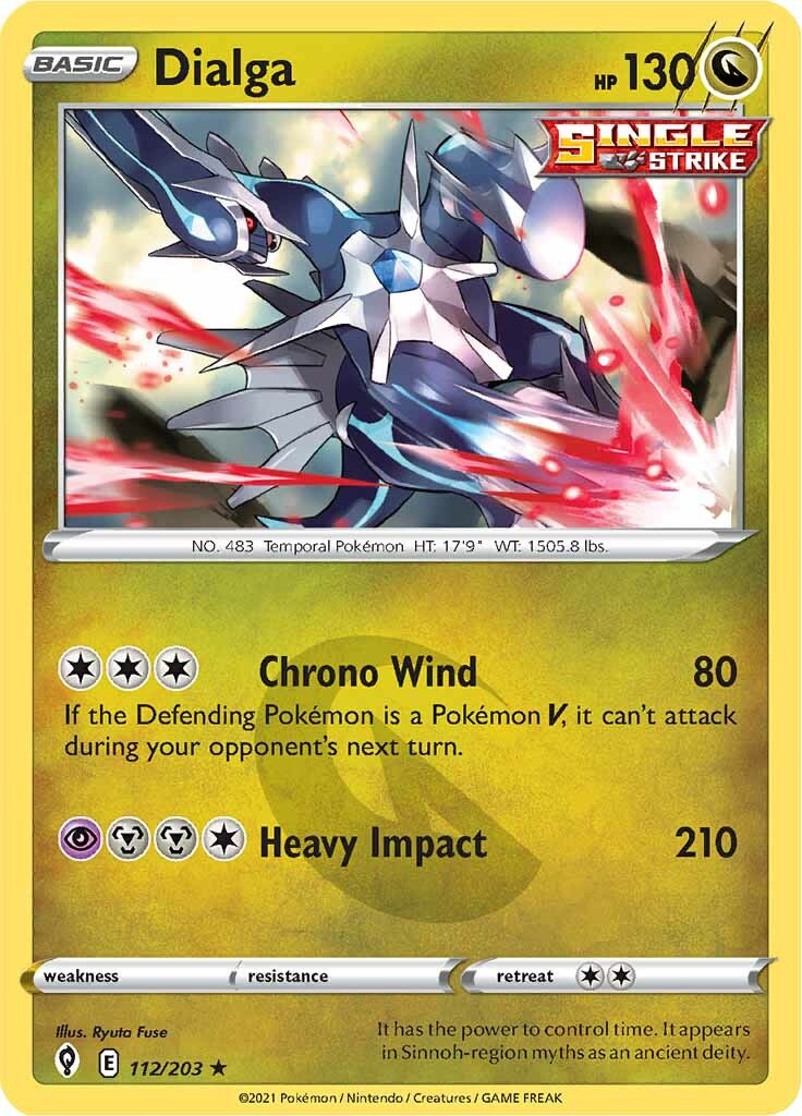 Dialga (112/203) [Sword & Shield: Evolving Skies] | Card Merchant Takapuna