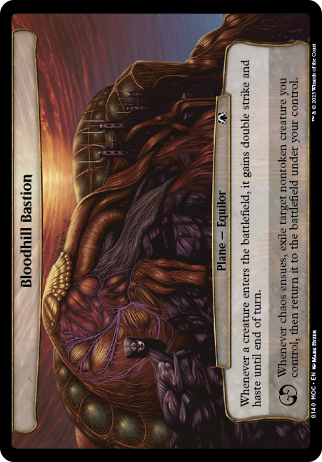 Bloodhill Bastion [March of the Machine Commander] | Card Merchant Takapuna