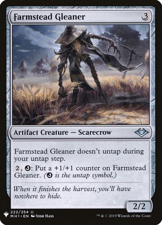 Farmstead Gleaner [Mystery Booster] | Card Merchant Takapuna