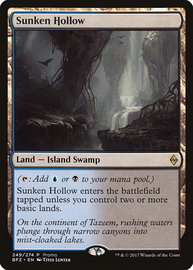 Sunken Hollow (Promo) [Standard Showdown Promos] | Card Merchant Takapuna